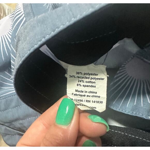 Dark Seas Men's Recycled Boardshorts Miguel Blue Size 36 - Picture 7 of 7